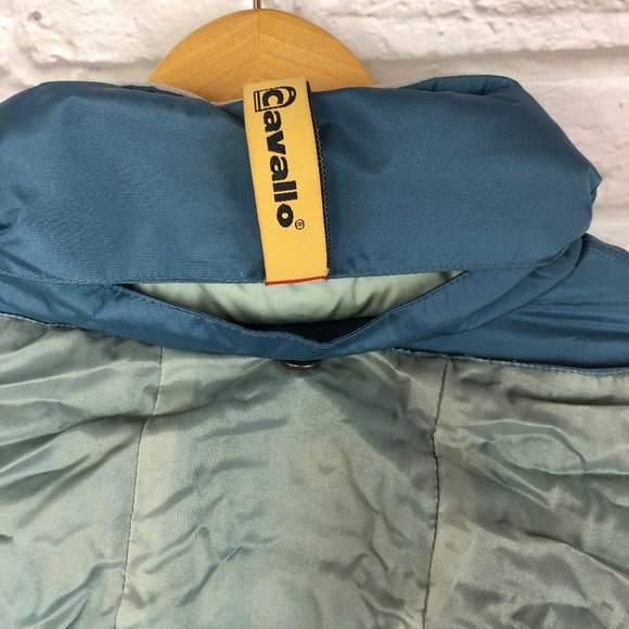 Cavallo Puffer Jacket Blue Medium - Picture 4 of 5